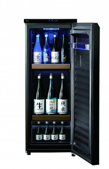AQUA 日本酒セラー SAKE CABINET 品番：CSR-15H(K)
