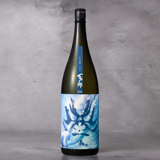百十郎 純米吟醸 青波 - Blue Wave - 1800ml