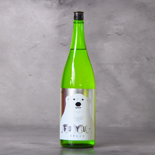 寒紅梅 純米 しぼりたて 生原酒 FUYU 白くまラベル 1800ml