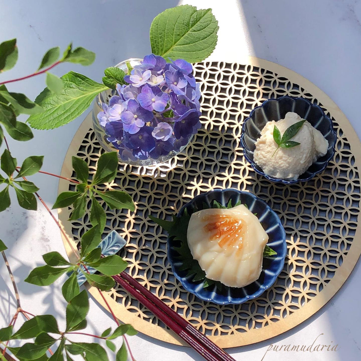 ぎやまん陶 利休グリーン 4寸皿 - KANEKO KOHYO