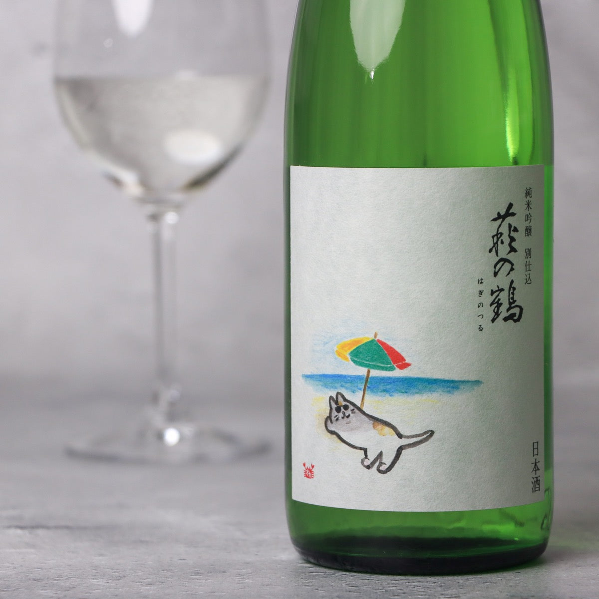 【予約販売】萩の鶴 真夏の猫 純米吟醸 1800ml【5月15日発送開始】