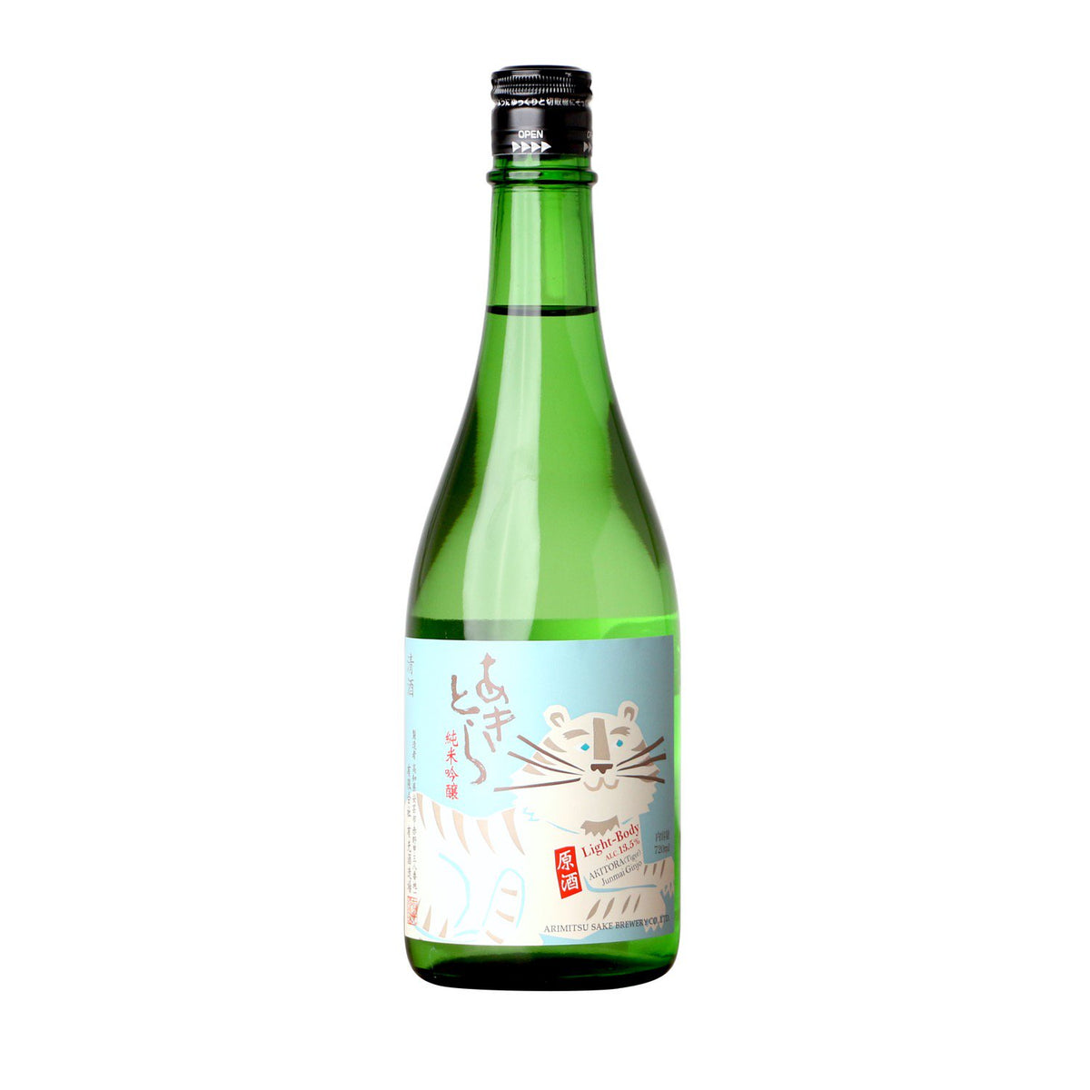 安芸虎 純米吟醸 Light-Body 原酒 720ml